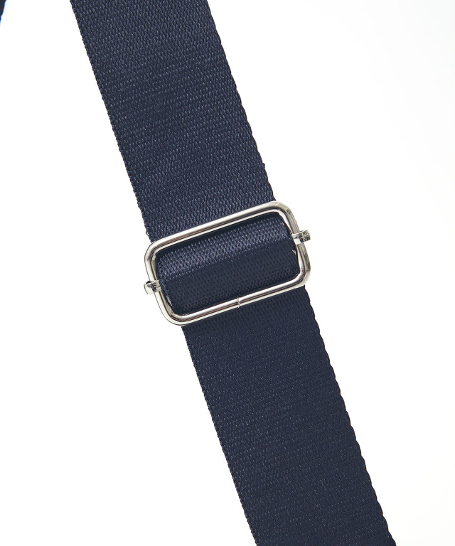 デニム風 小花柄 ショルダーバッグ