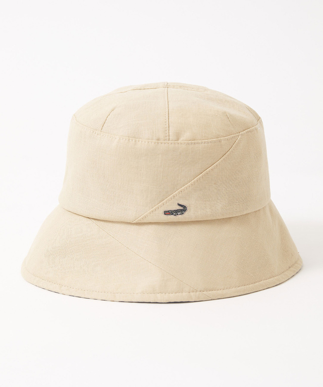 クロコダイルタータン コットンリネン ハット