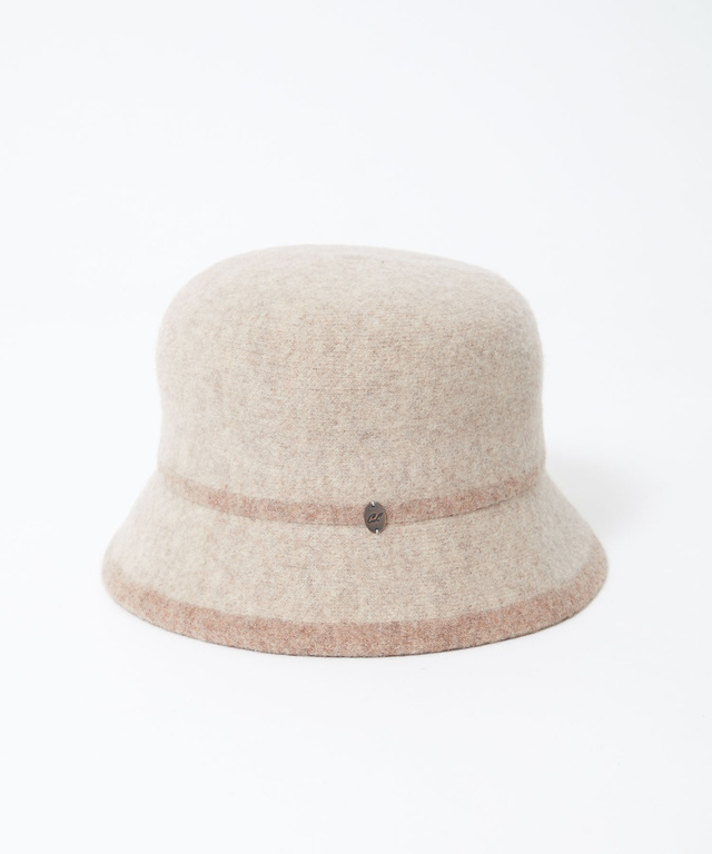 ウール クロッシェ帽