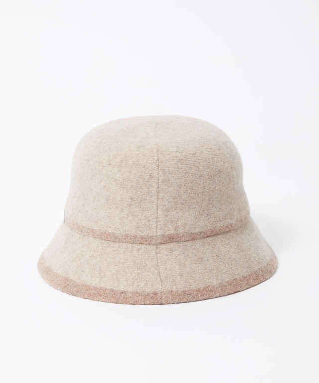 ウール クロッシェ帽