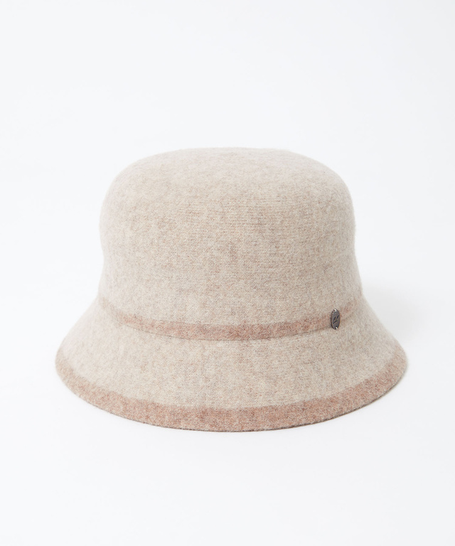 ウール クロッシェ帽