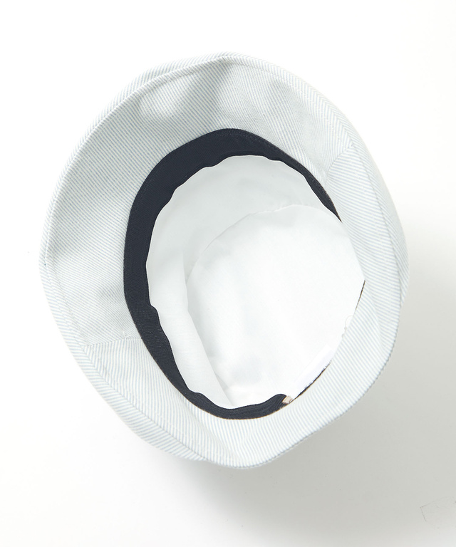 ストライプ オブザー ハット【UVカット】【手洗いOK】