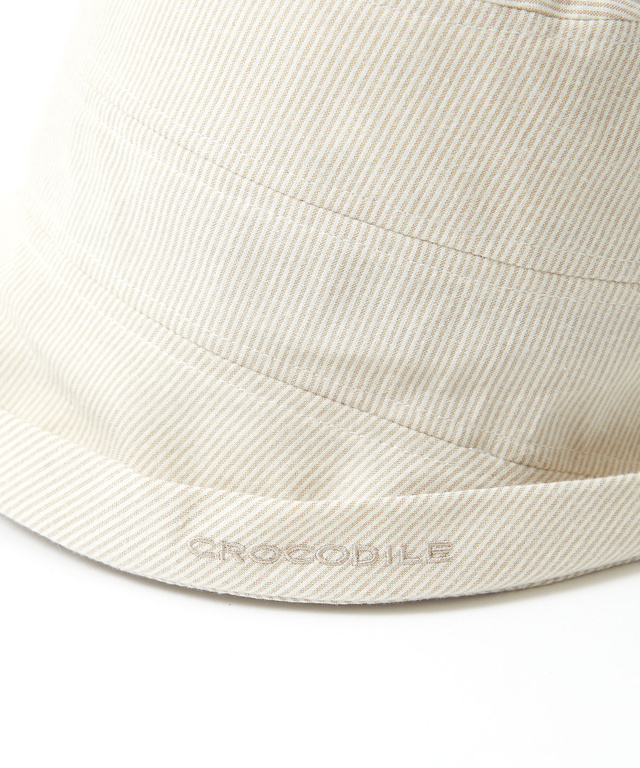 ストライプ オブザー ハット【UVカット】【手洗いOK】