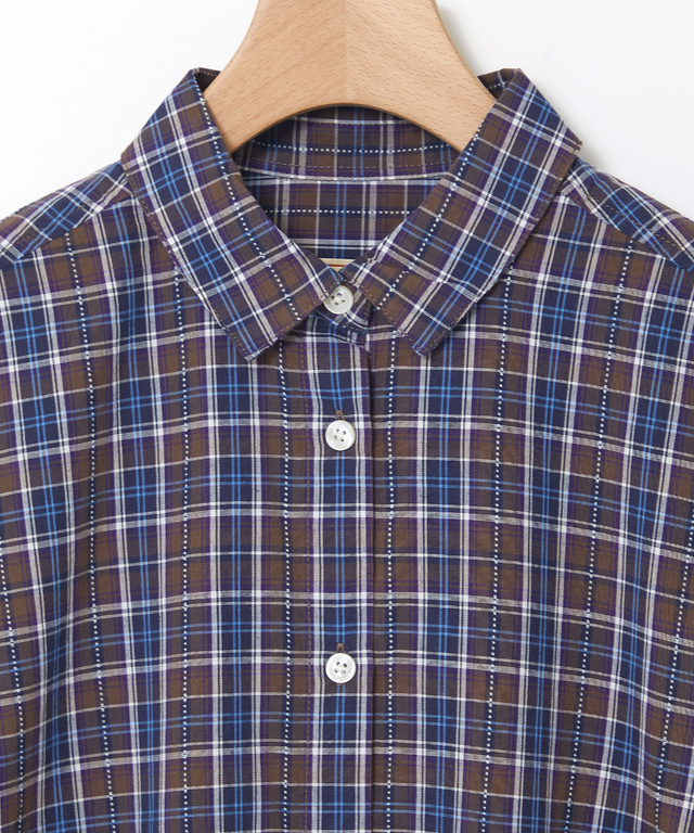 ドビーチェック柄 チュニック