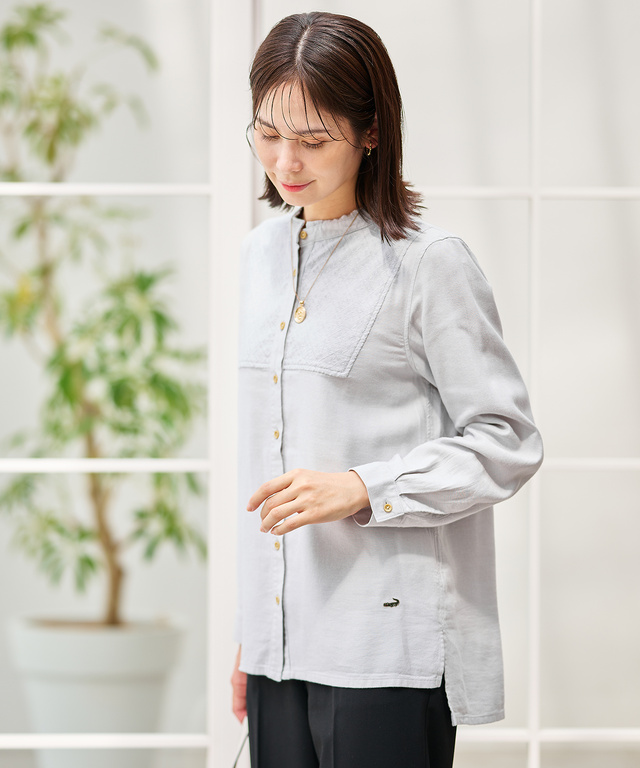 刺繍 ヨークデザイン チュニック