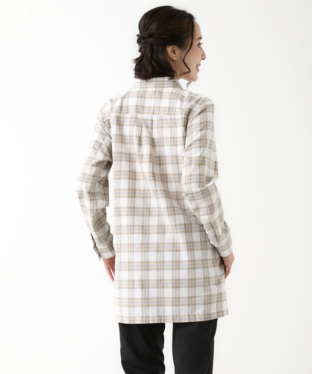 ビエラ チェック柄 チュニック