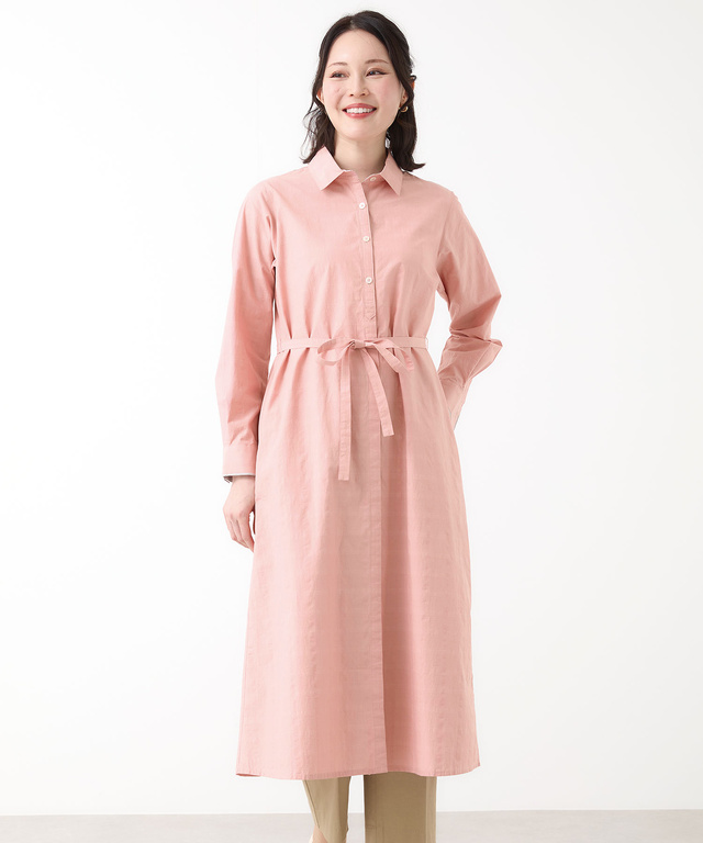ドビー シャツ ワンピース