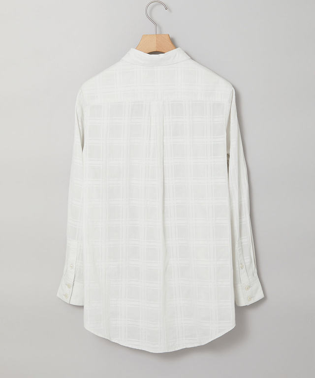 シアー チェック チュニック