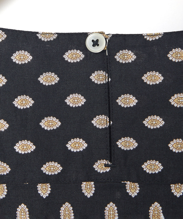 プロヴァンス柄 スクエアネック チュニック【オンラインショップ・一部店舗限定】