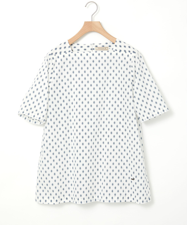 プロヴァンス柄 スクエアネック チュニック【オンラインショップ・一部店舗限定】