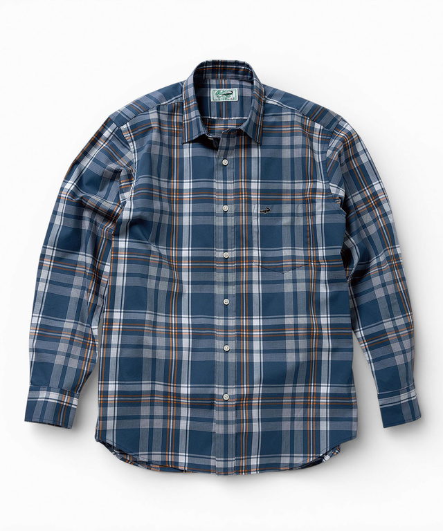 ノンアイロン マドラスチェック シャツ 【シワになりにくい】