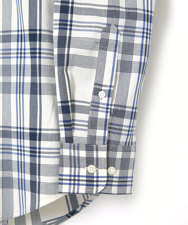 ノンアイロン マドラスチェック シャツ 【シワになりにくい】