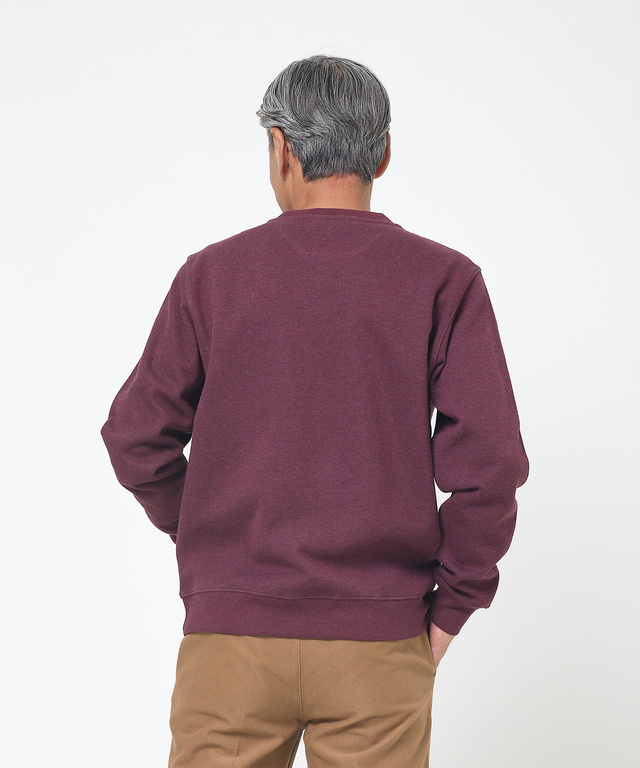 ダブルフェイス クルーネック トレーナー