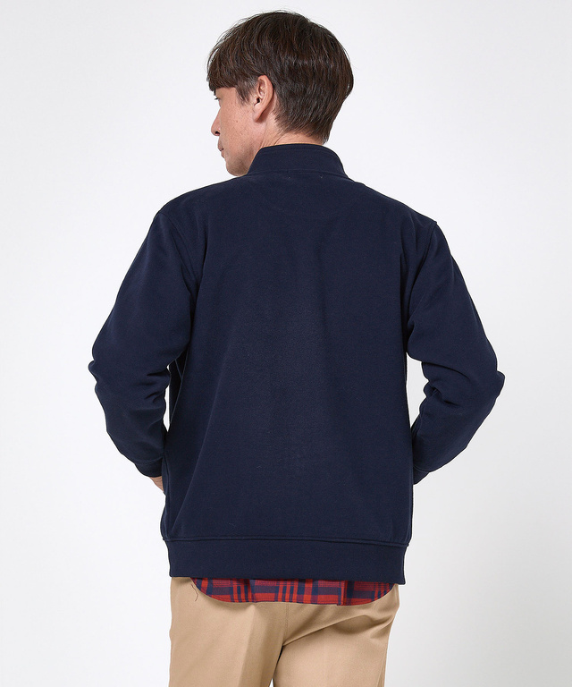 スタンドカラー フルジップ ブルゾン