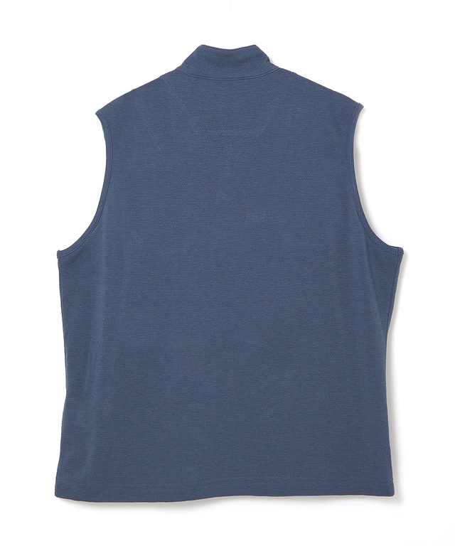 鹿の子 ポケットデザイン ジップベスト