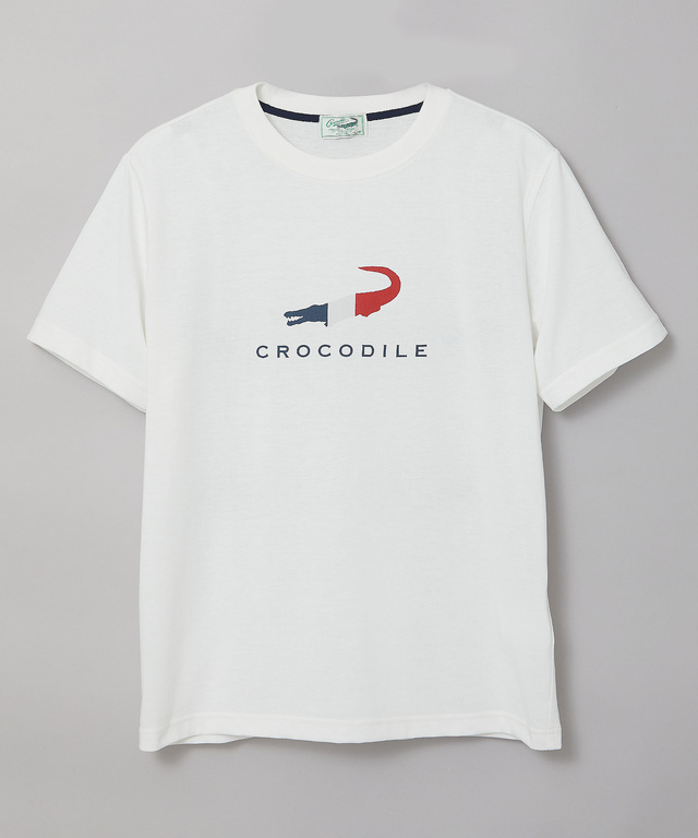 トリコロール ロゴプリント Tシャツ