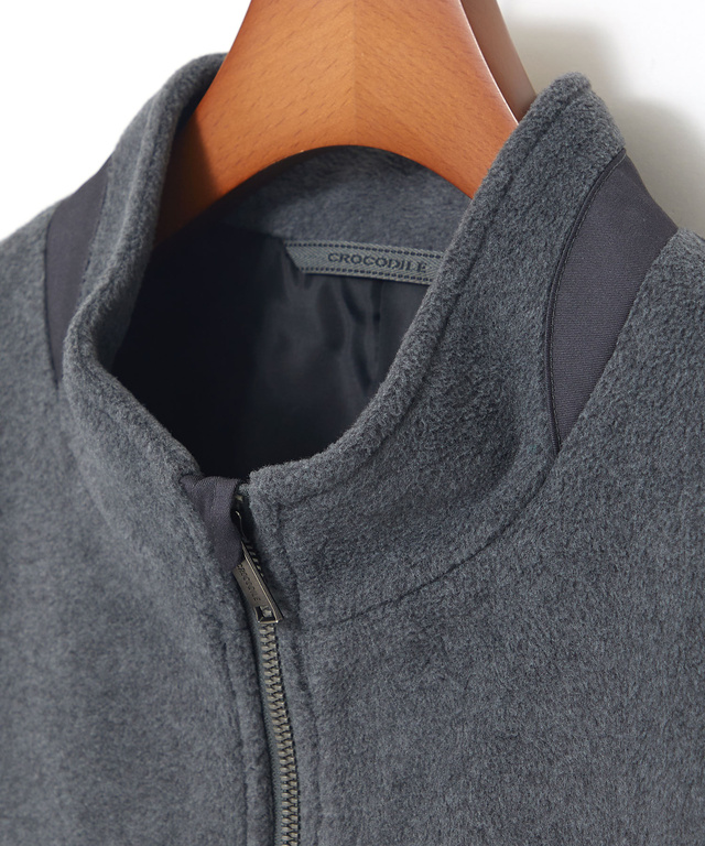 フリース スタンドカラー ジャケット