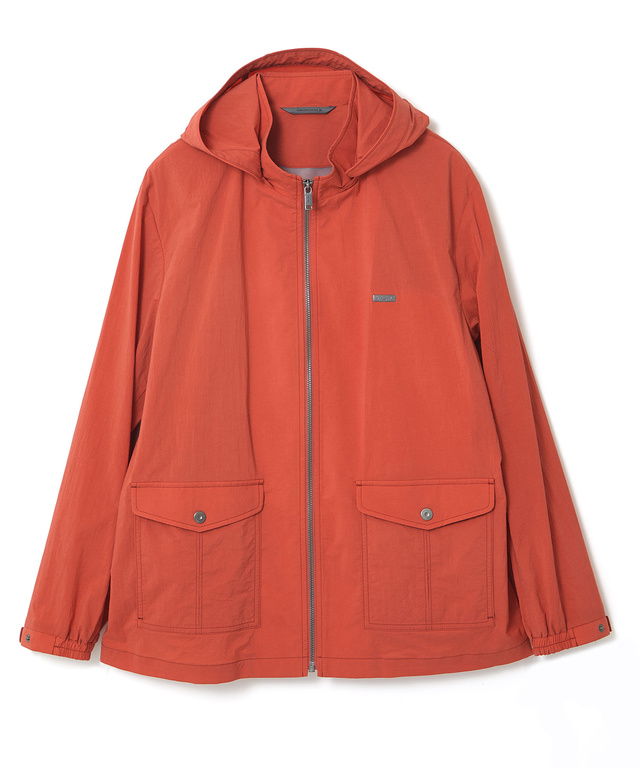 フード付き ストレッチ マウンテンパーカー