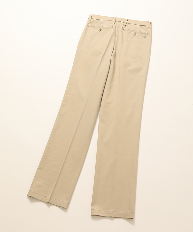 【ベストセラー】ストレッチ 2タック チノパンツ【シワになりにくい】