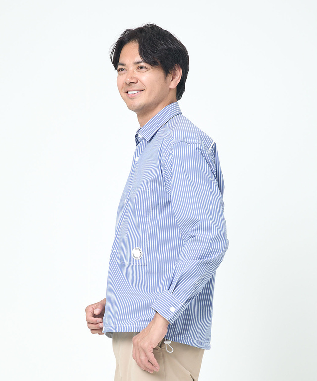 ドローコード ドットボタン シャツ