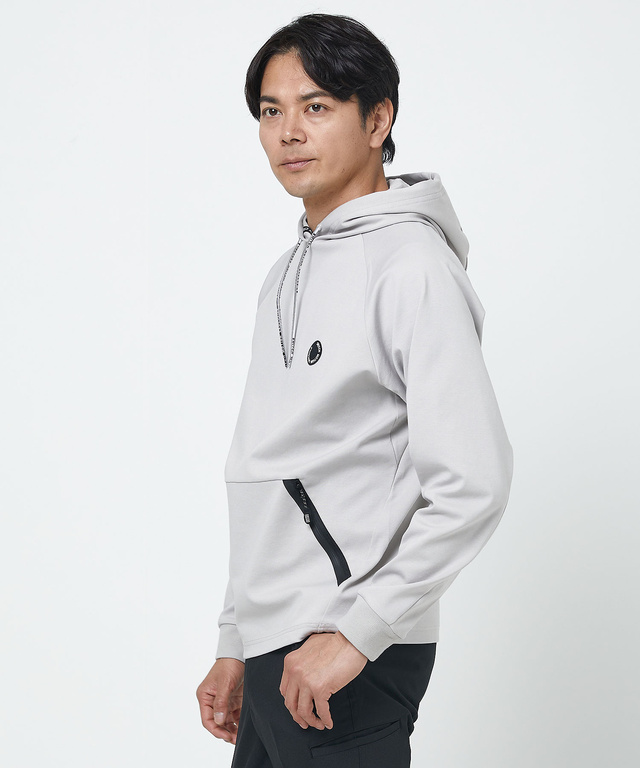 ラグランスリーブ プルオーバー パーカー