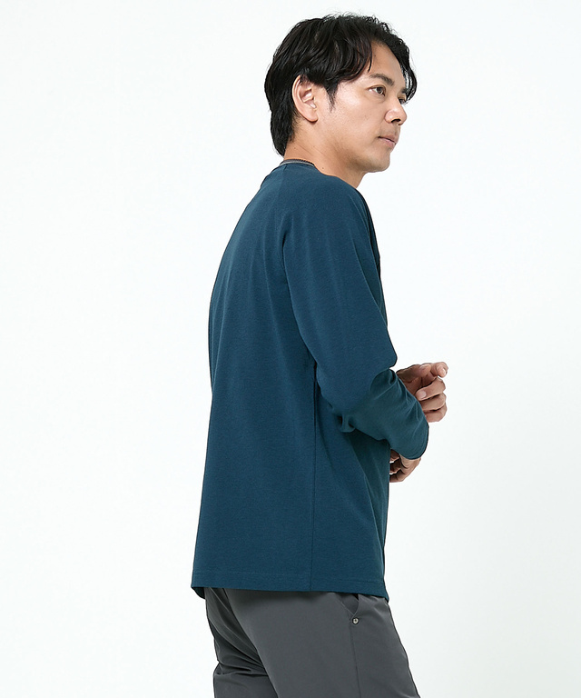 裏起毛 ラグランスリーブ トレーナー