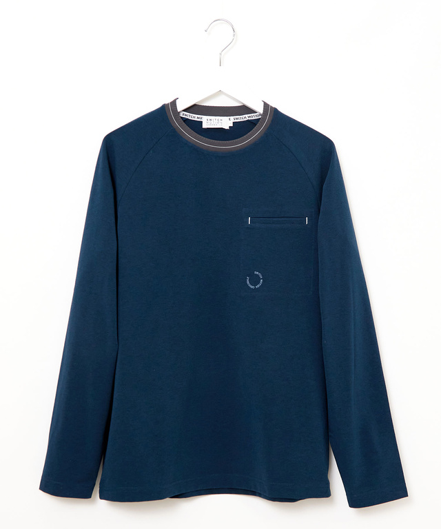 裏起毛 ラグランスリーブ トレーナー