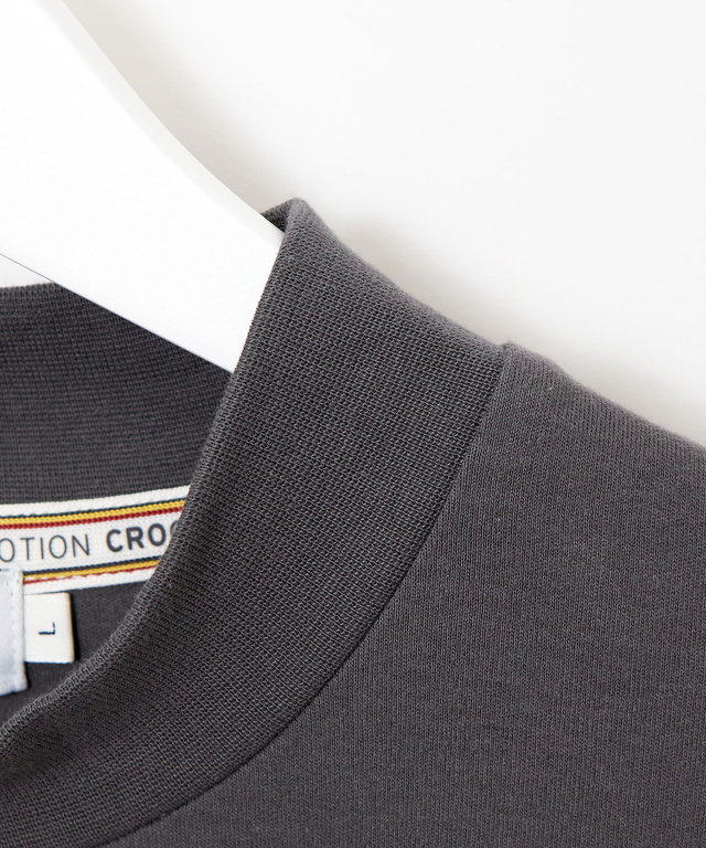 ハイネック 長袖カットソー【ウガンダ オーガニック コットン】