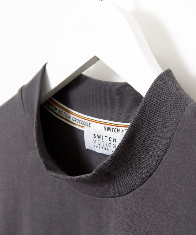 ハイネック 長袖カットソー【ウガンダ オーガニック コットン】