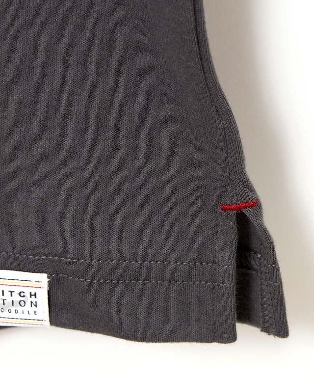 ハイネック 長袖カットソー【ウガンダ オーガニック コットン】