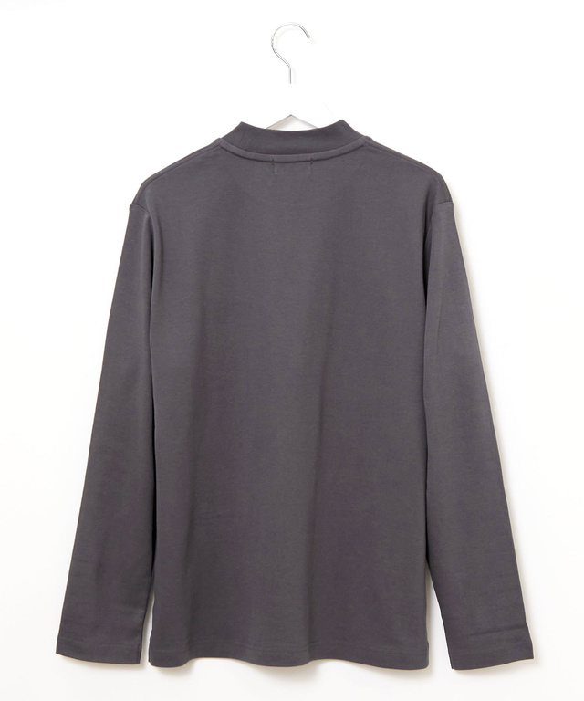 ハイネック 長袖カットソー【ウガンダ オーガニック コットン】