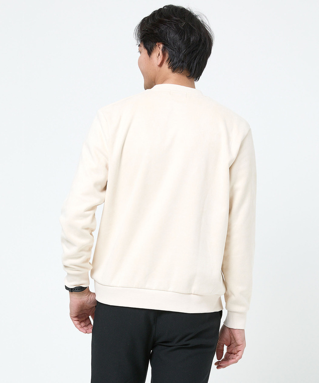 微起毛 ロゴ トレーナー