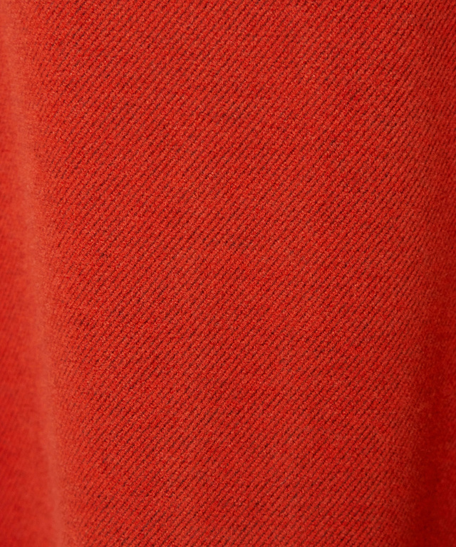 ツイル素材 ハーフジップ トレーナー