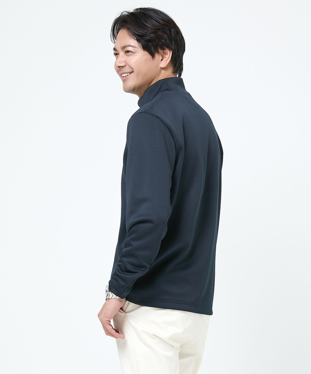 ダブルフェイス ハイネック カットソー