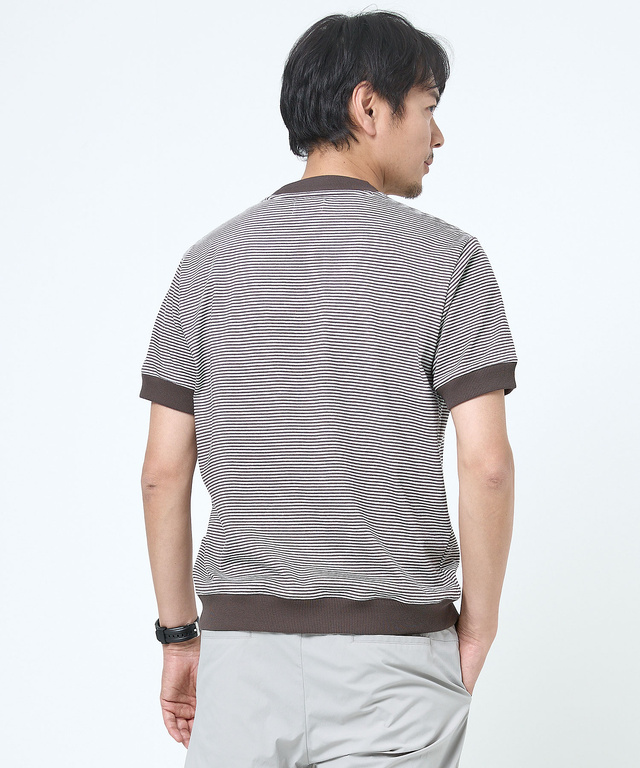 ベーシック リブ Tシャツ