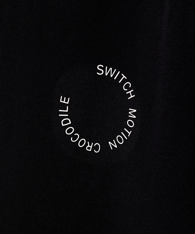 ロゴプリント ニット ポロシャツ【ZERO POLO SHIRT】