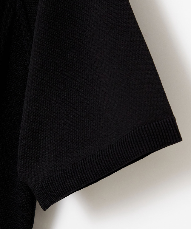 ロゴプリント ニット ポロシャツ【ZERO POLO SHIRT】