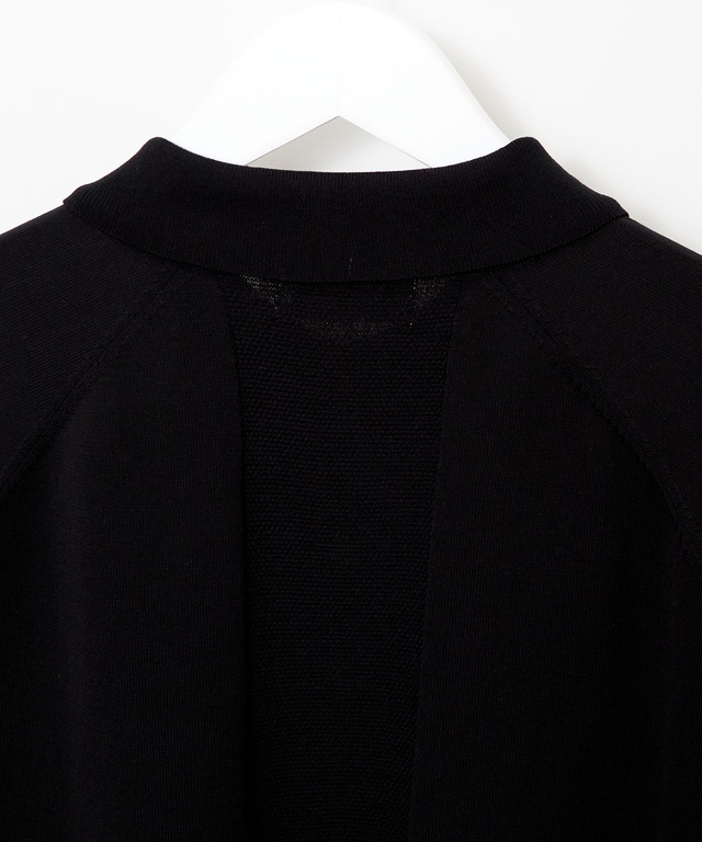 ロゴプリント ニット ポロシャツ【ZERO POLO SHIRT】