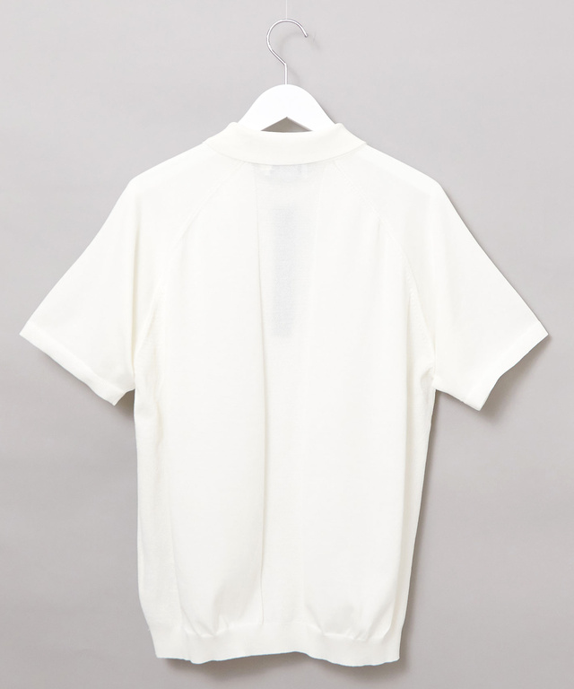 ロゴプリント ニット ポロシャツ【ZERO POLO SHIRT】