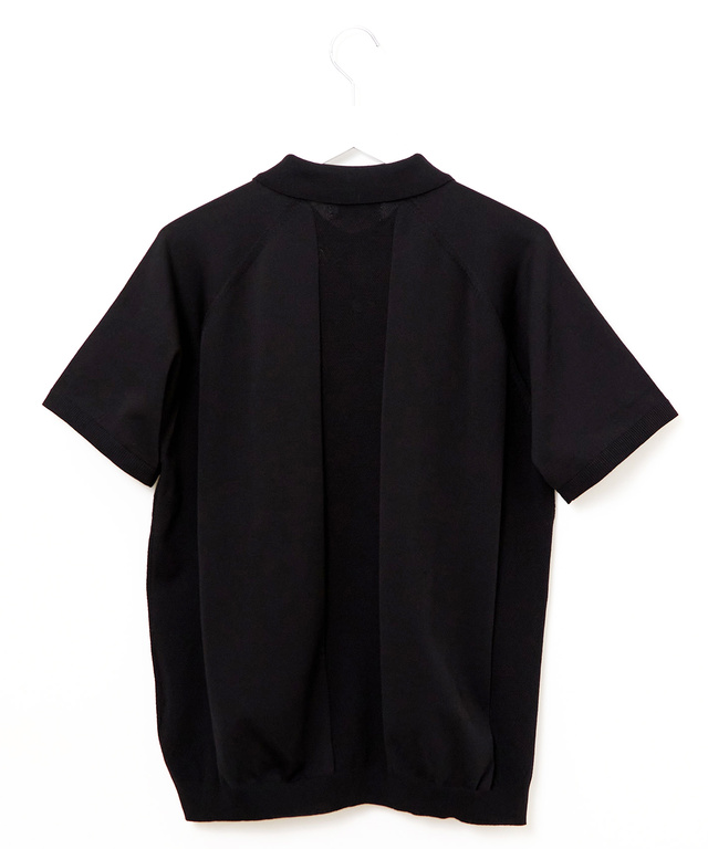ロゴプリント ニット ポロシャツ【ZERO POLO SHIRT】