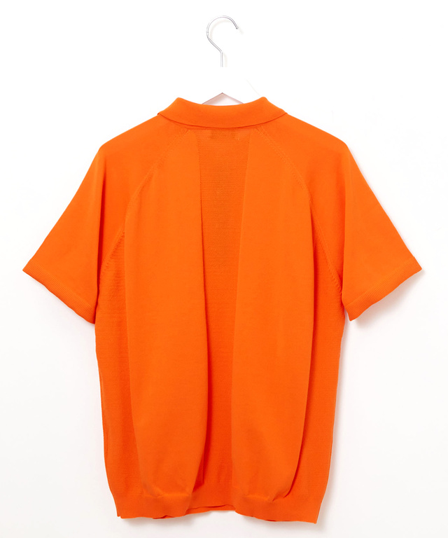 ロゴプリント ニット ポロシャツ【ZERO POLO SHIRT】