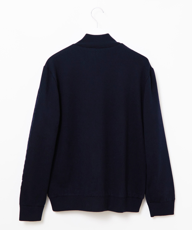 ニット ドッキング 中綿ブルゾン