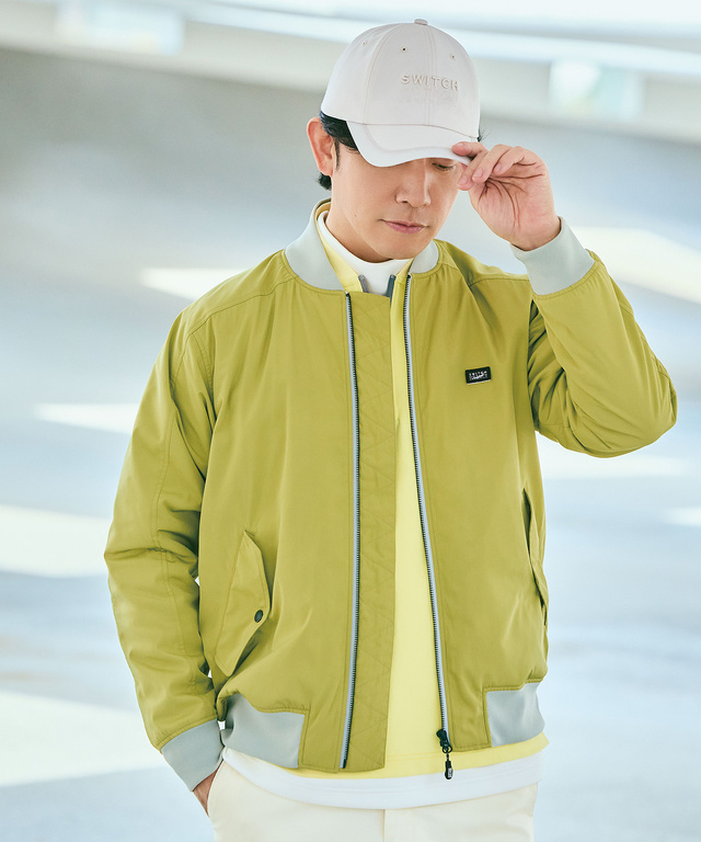 タフタ素材 MA-1 ブルゾン