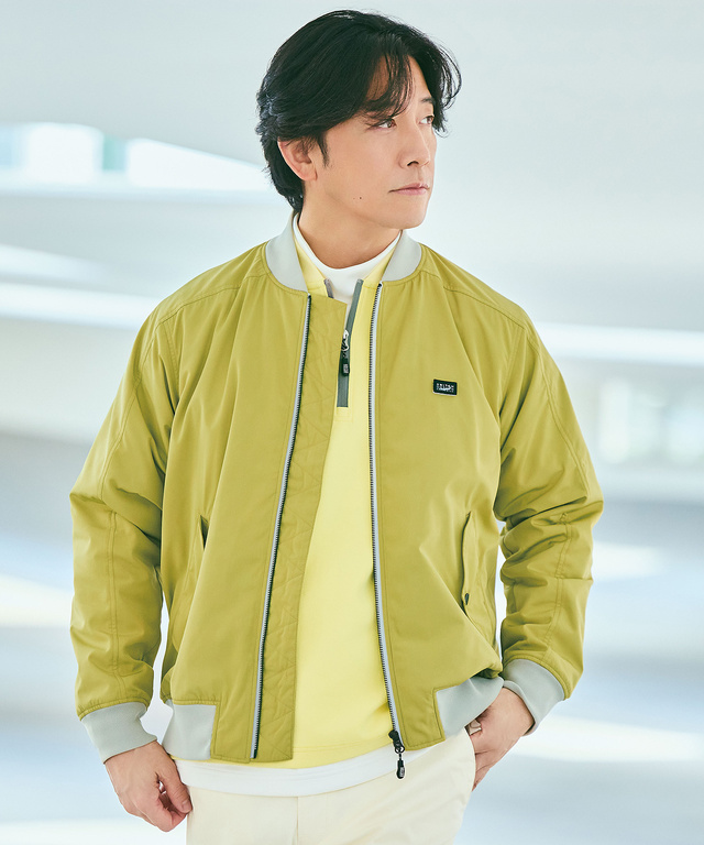 タフタ素材 MA-1 ブルゾン