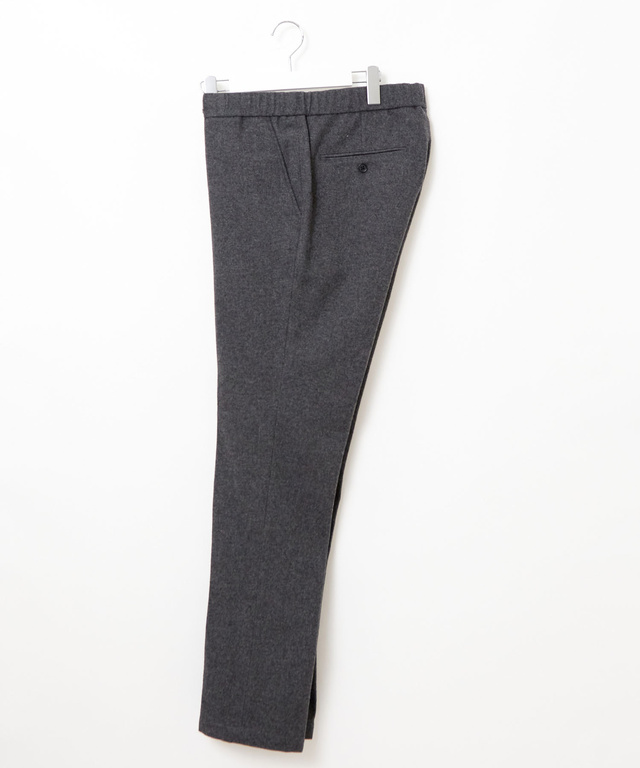 ウールブレンド フラノ風 パンツ