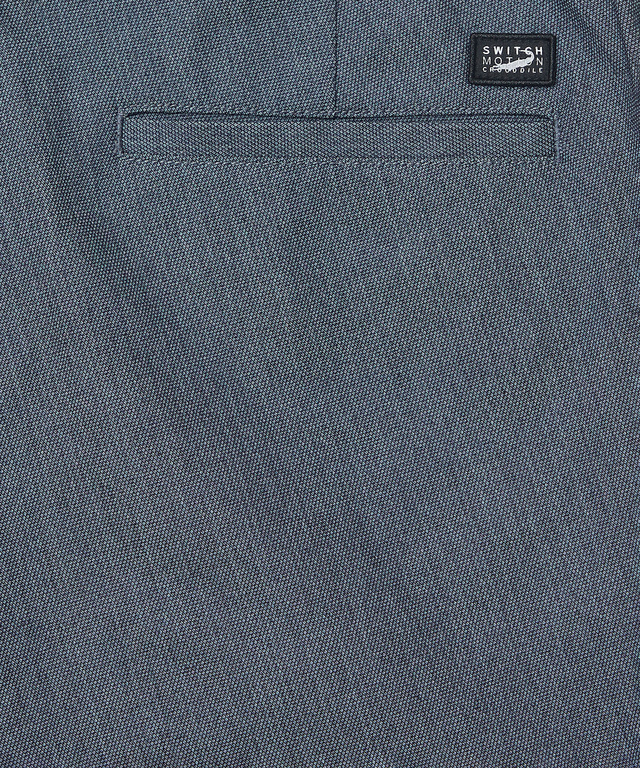 バーズアイ ストレッチ テーパードパンツ