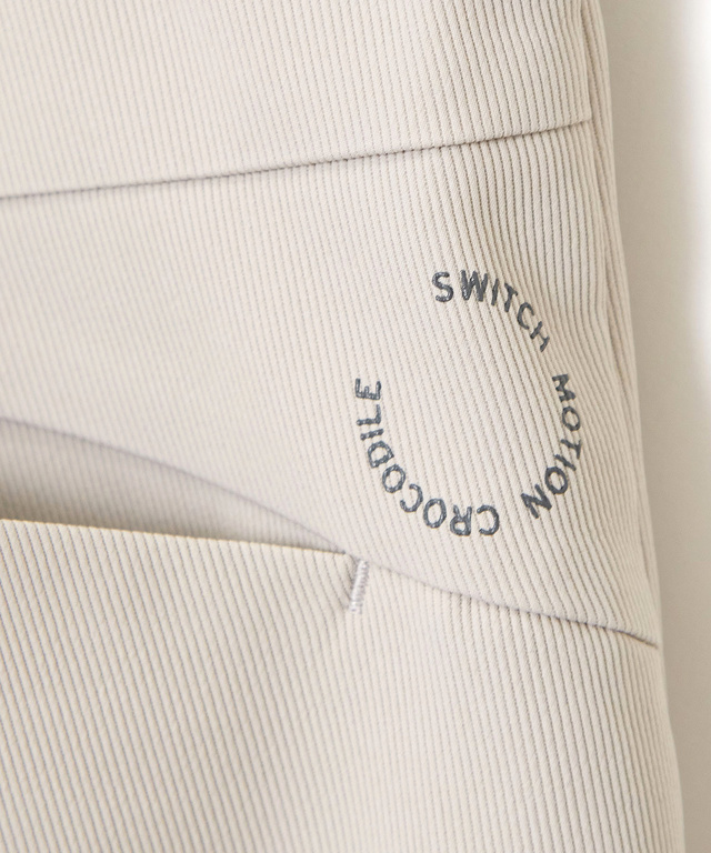 ピケ ストレッチ パンツ