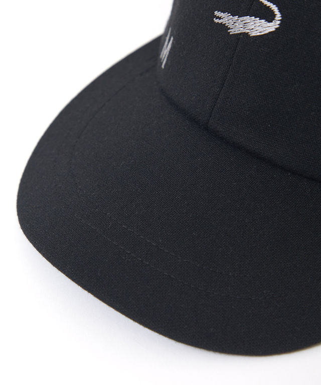 飛び柄 ロゴ刺繍 キャップ