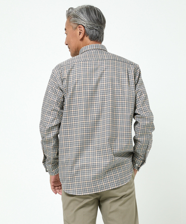 クロコダイルタータン ノンアイロン シャツ