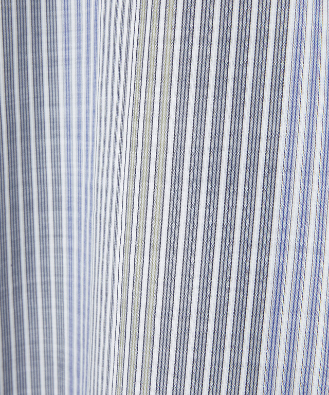 ピケ ランダムストライプ柄 シャツ